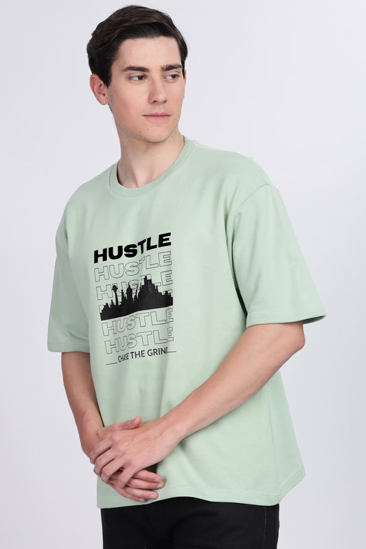 Premium Green Oversized Unisex T-Shirt – 280 GSM | Skigg Cotton Streetwear - Skigg Wears